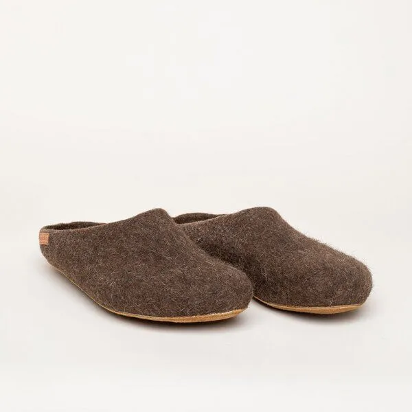 Magicfelt Magicfelt Filz-Hausschuh 713 aus 100% seltenen Wollen Pantoffel für Damen & Herren, Tiroler bergschaf, – Produktbild 1 von 4