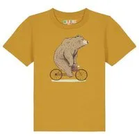 watabout kids watabout.kids T-Shirt Kinder Fahrradbär, Ochre, – Produktbild 1 von 1
