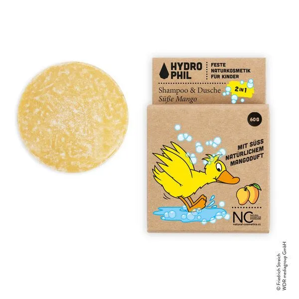 Hydrophil HYDROPHIL Festes 2in1 Shampoo & Dusche für Kids | Naturkosmetik | – Produktbild 6 von 6