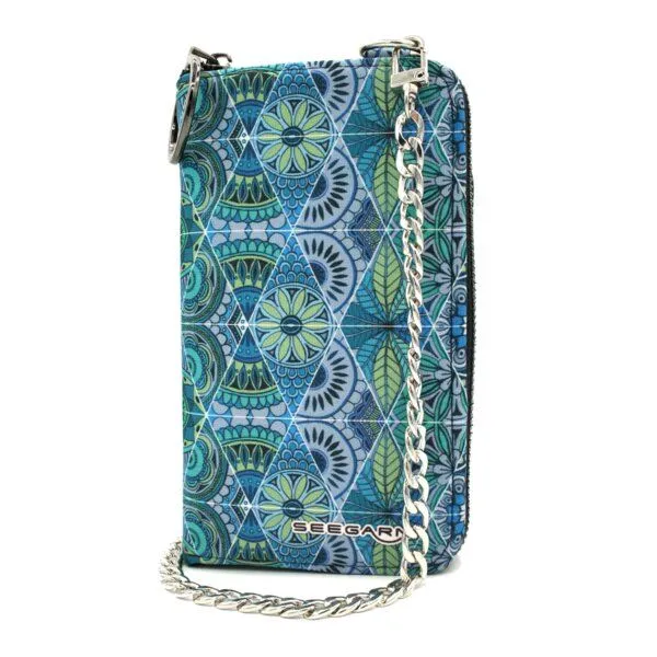 Seegarn Seegarn-Täschle / 2in1 Handy-Tasche und Geldbeutel (MB09), K1 - kette silber, – Produktbild 1 von 5