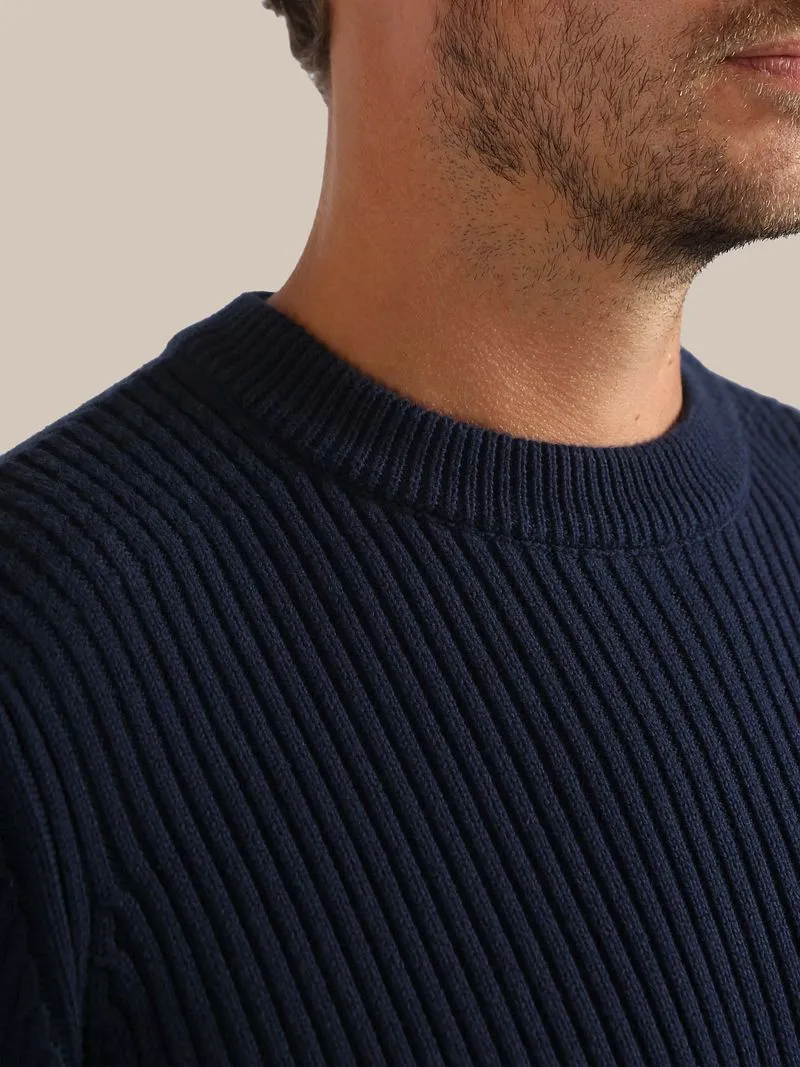Suitable Suitable Mou Pullover Marine - Größe M, Dunkelblau, – Produktbild 2 von 5