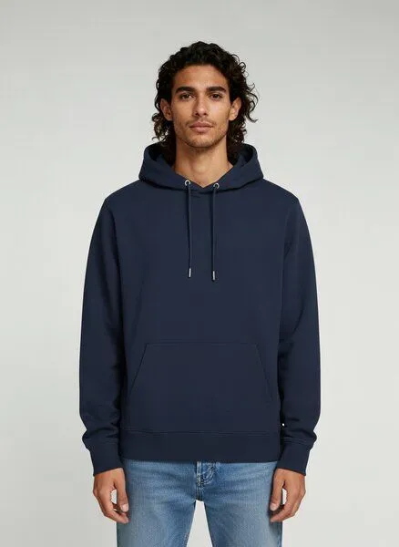 UNIPOLAR UNIPOLAR Basic Hoodie Modell: Crossing, French navy (blau), – Produktbild 1 von 3
