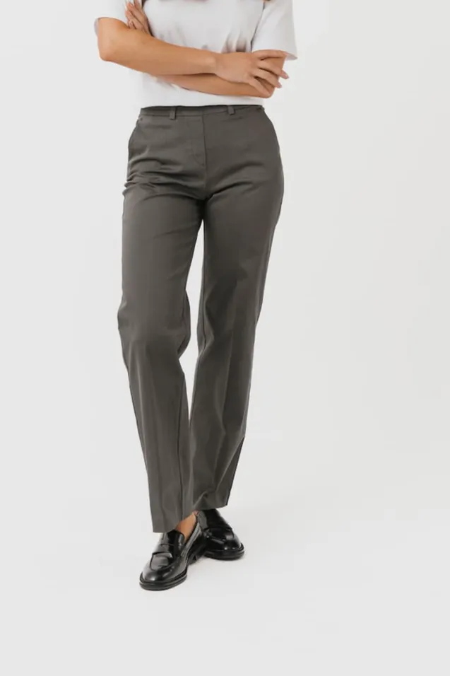 LAURIE LAURIE Damen vegan Hose Phoebe Loose Ml Anthrazit, Dunkelgrau, – Produktbild 2 von 2