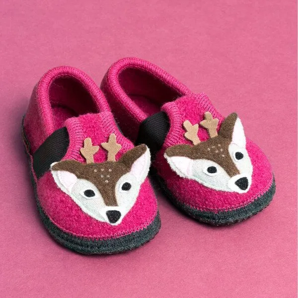 Kitz-Pichler Kitz-Pichler Walkpantoffel Bobby Appl. Reh, Pink, – Produktbild 2 von 2