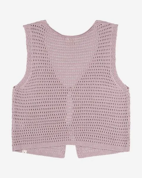 MATONA Matona Weste | Tie Vest | aus Bio-Baumwolle | GOTS-zertifiziert, Lavender, – Produktbild 3 von 3