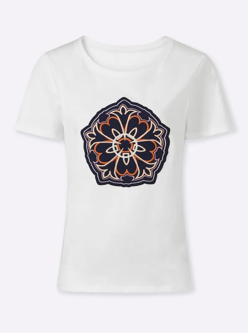 heine T-Shirt ecru, Ecru, – Produktbild 1 von 2