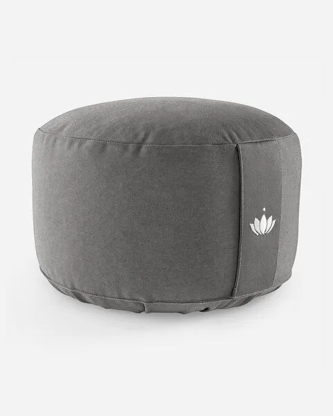 Lotuscrafts Lotuscrafts Meditationskissen Extra Hoch - Sitzhöhe 20cm - GOTS Zertifiziert, Anthrazit, – Produktbild 1 von 4