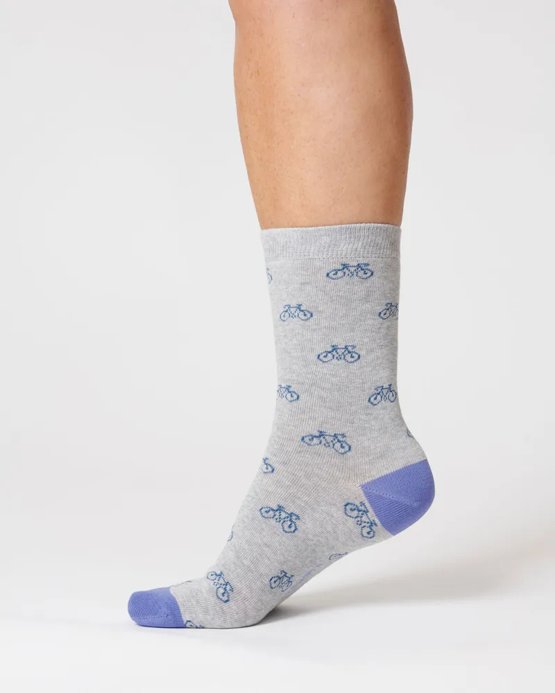 Thought Socken Modell: Fahrrad, Grey marl, – Produktbild 1 von 1
