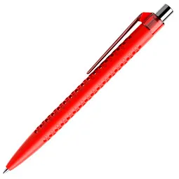 prodir prodir® Kugelschreiber QS40 PMT Air, blaue Mine, rot/silber poliert – Produktbild 1 von 1