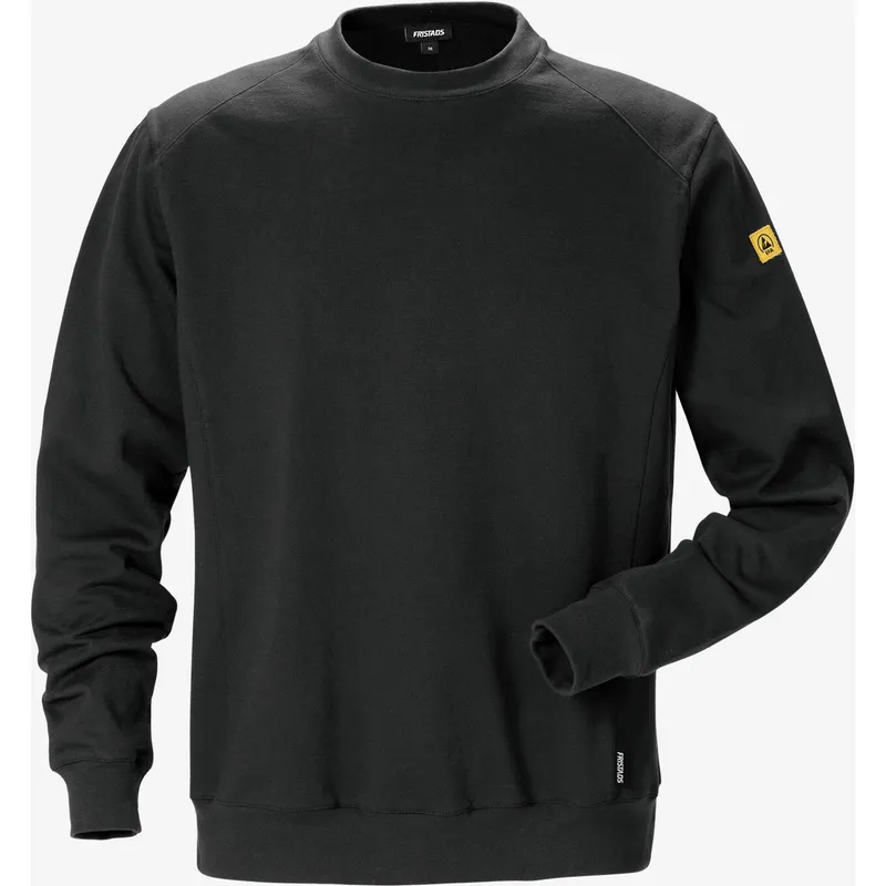 Fristads Pullover Fristads ESD 7083 XSM, Schwarz, – Produktbild 1 von 2