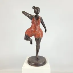 Moogoo Creative Africa Moogoo Creative Africa Bronze-Skulptur "Bobaraba Gymnaste" by Alain Soré | 1kg 23cm | Unikate – Produktbild 1 von 1