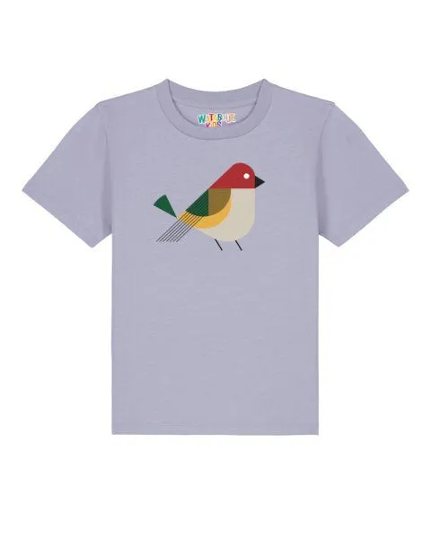 watabout.kids watabout.kids T-Shirt Kinder Vogel, Lavender, – Produktbild 1 von 2