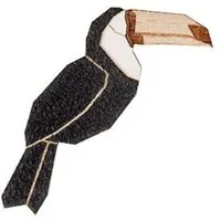 BeWooden BeWooden Brosche aus Holz - Tukan Brosche | Mode Schmuck | Unisex – Produktbild 1 von 1