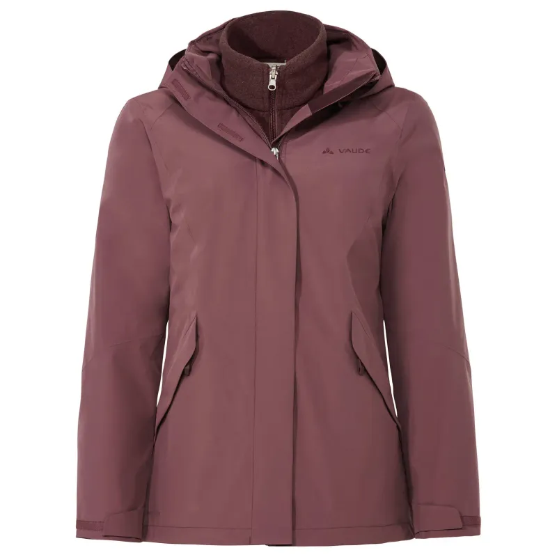 Vaude Damen 3-in-1 wasserdichte Wanderschutzjacke VAUDE Rosemoor II, Rouge, – Produktbild 1 von 1
