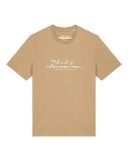 watapparel watapparel T-Shirt Unisex Ich will ja nichts sagen aber – Produktbild 1 von 1