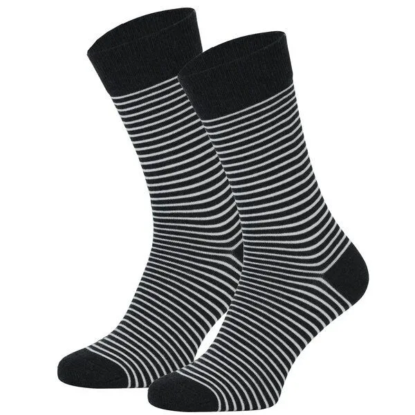 Opi and Max Opi and Max Ringelsocken für Damen (3er-Pack), Burgunderrot, – Produktbild 2 von 2