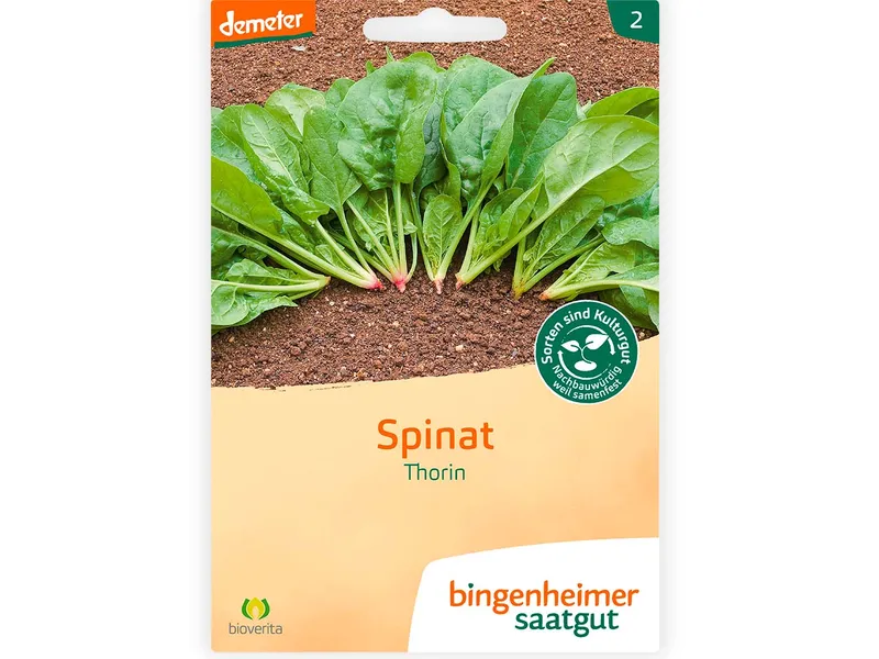 Bingenheimer Saatgut Spinat Thorin – Produktbild 1 von 2