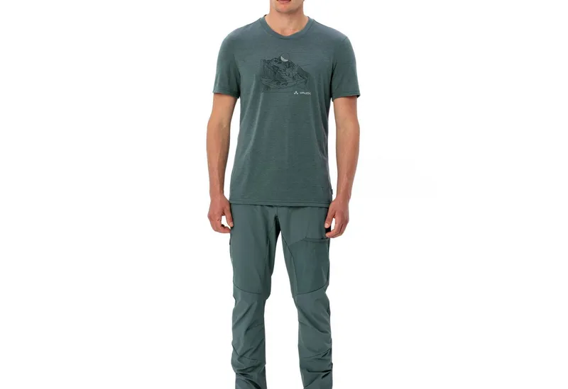 Vaude Vaude T-Shirt Tekoa T-Shirt III zu 25% aus Holzfasern hergestellt, 964 heron, – Produktbild 3 von 5