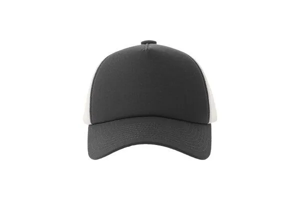 Atlantis Headwear Atlantis Headwear Damen / Herren Trucker Cap, Dunkelgrau, – Produktbild 3 von 4