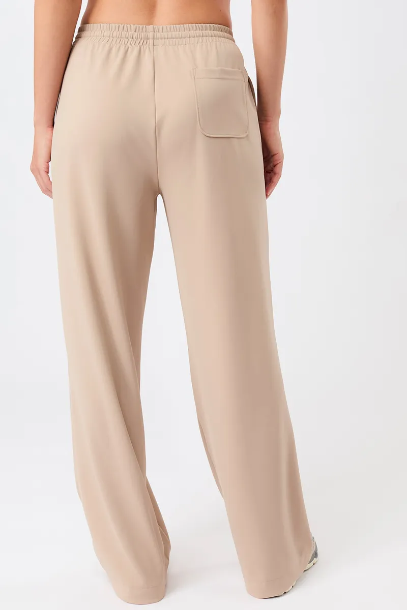 mandala MANDALA Damen vegan Hose Track Desert, Hellbraun, – Produktbild 2 von 2