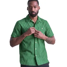 KOMODO Komodo Kurzarmhemd Spindrift Print Stripe – Produktbild 1 von 1