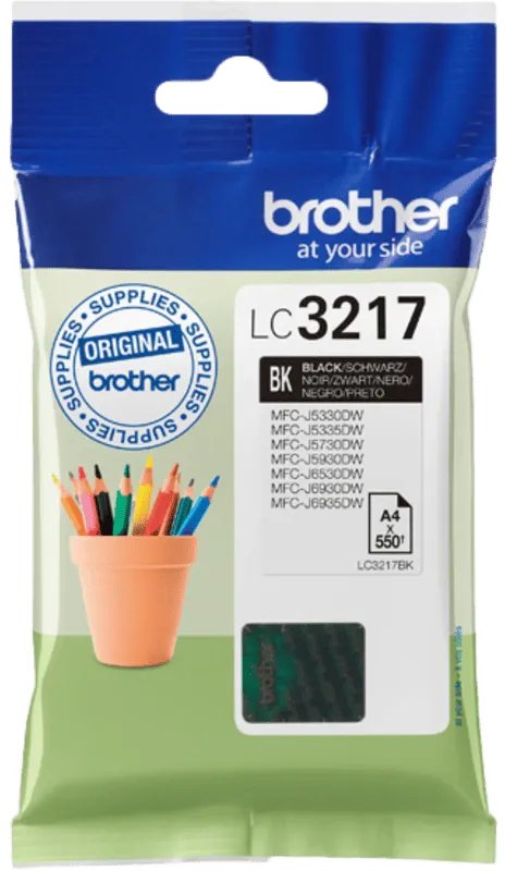 Brother Brother Tintenpatrone LC-3217BK schwarz – Produktbild 3 von 8
