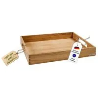NATUREHOME NATUREHOME Holztablett Serviertablett Küchentablett Serie NH-B 50 x 35,5 x 7cm – Produktbild 1 von 1