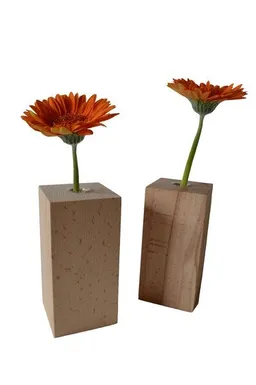 Die Schreiner Christoph Siegel Die Schreiner Christoph Siegel Deko-Holzvase Woody-Q1 – Produktbild 1 von 1