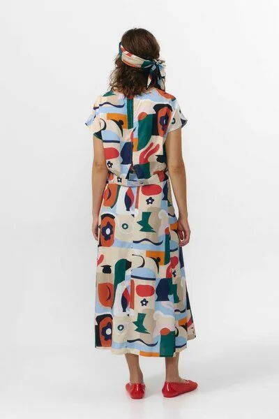 SUITE13LAB Suite13lab Cropped-Top HEBRON im Cruise-Print, Print cruise(mehrfarbig), – Produktbild 3 von 3