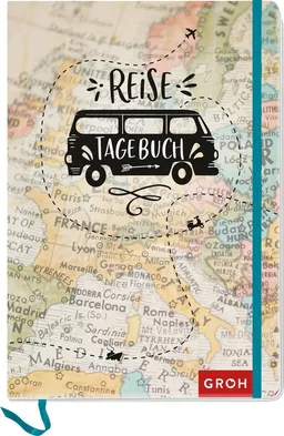 groh Verlag Notizbuch Reisetagebuch (Landkarte) – Produktbild 1 von 1