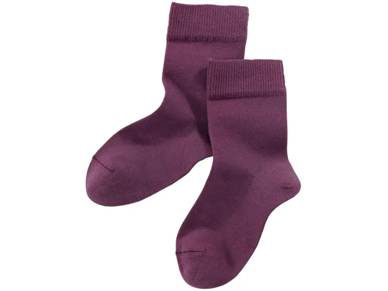 grödo Kinder Socken brombeer Gr.3-4, Lila, – Produktbild 1 von 1