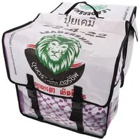 MoreThanHip MoreThanHip Doppelte Fahrradtasche aus recycelten Zement- oder Fischfuttersäcken - Mumba – Produktbild 1 von 1