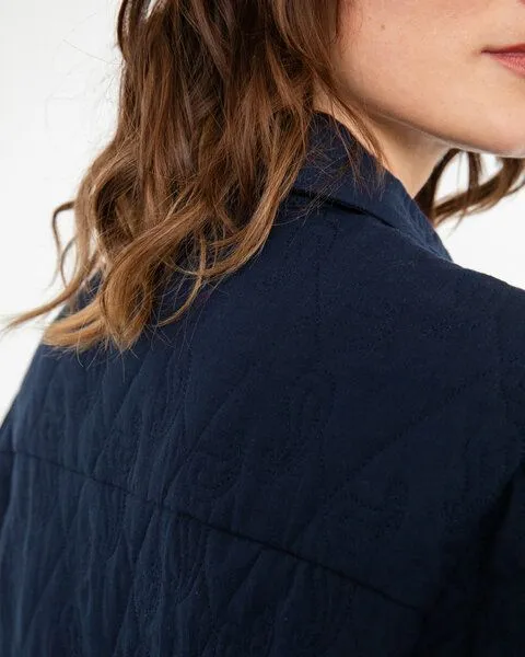 Rotholz Rotholz Leichte Steppjacke Bio Baumwolle- Dunkelblau – Produktbild 7 von 8