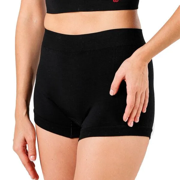 Woolona Woolona Merino Seamless Boxershorts - DORA, Schwarz, – Produktbild 1 von 4