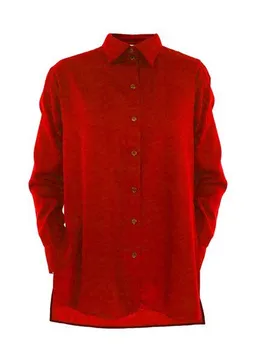 Sophia Schneider-Esleben Sophia Schneider-Esleben Unisex Shirt Lui, Red - Unisex Hemd Damenhemd und Herrenhemd aus Bio-Baumwolle – Produktbild 1 von 1