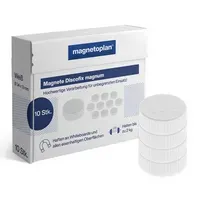 magnetoplan 10 magnetoplan Magnete 'Discofix magnum' weiß – Produktbild 4 von 4