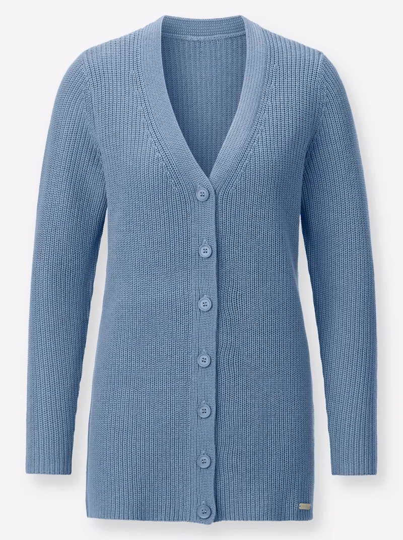 Witt Longstrickjacke, Bleu, – Produktbild 1 von 2