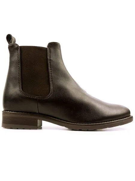 Will's Vegan Shop Will's Vegan Shop Elegante Chelsea-Boots Dunkelbraun Damen, Dunkelbraun, – Produktbild 1 von 1