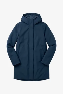KnowledgeCotton Apparel KnowledgeCotton Apparel Damen vegan Softshell Jacke Total Eclipse In Blau – Produktbild 1 von 1