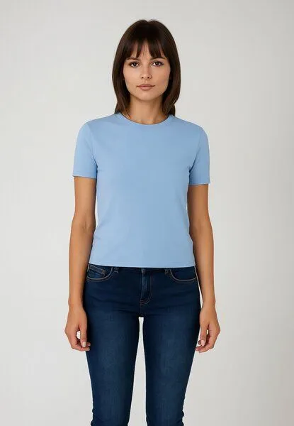 TORLAND TORLAND Damen T-Shirt ELLA PREMIUM, Blau (blue soul), – Produktbild 1 von 2