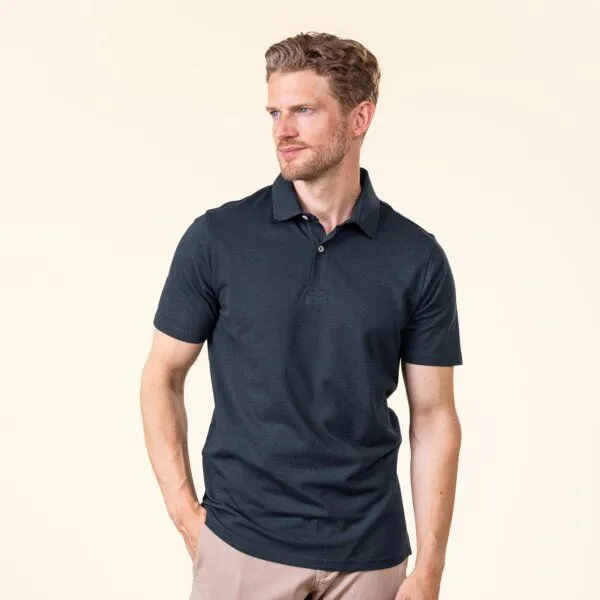 Living Crafts Living Crafts Polo-Shirt - TIRMON, Midnight (blau), – Produktbild 1 von 4