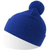 Atlantis Headwear Atlantis Headwear Atlantis Wind Beanie Mütze Bommelmütze einfarbig 8 Farben, Royal, – Produktbild 1 von 1