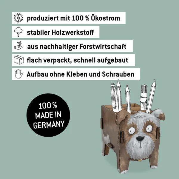 WERKHAUS WERKHAUS Stiftebox Vierbeiner - Hund – Produktbild 3 von 4