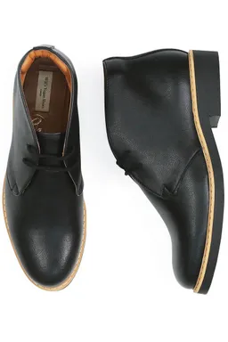 Will's Vegan Store Will's Vegan Store Damen vegan Desert Boots Signature Schwarz – Produktbild 1 von 1