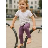 Babbily Babbily Sport Leggings aus GOTS-Bio-Baumwolle – verstärkte Knie & weiter Komfortbund, EU-Produktion – Produktbild 1 von 1