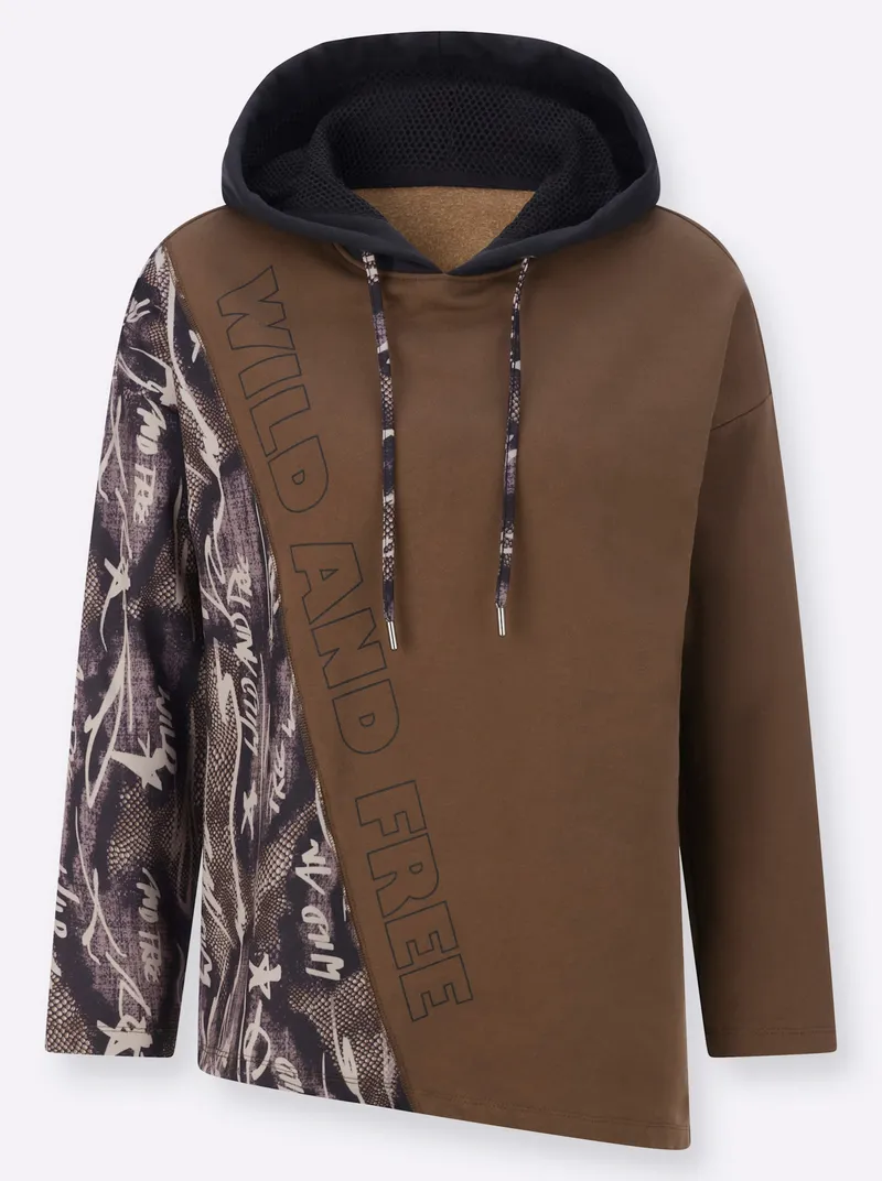 Witt Longsweatshirt taupe, Taupe, – Produktbild 1 von 2