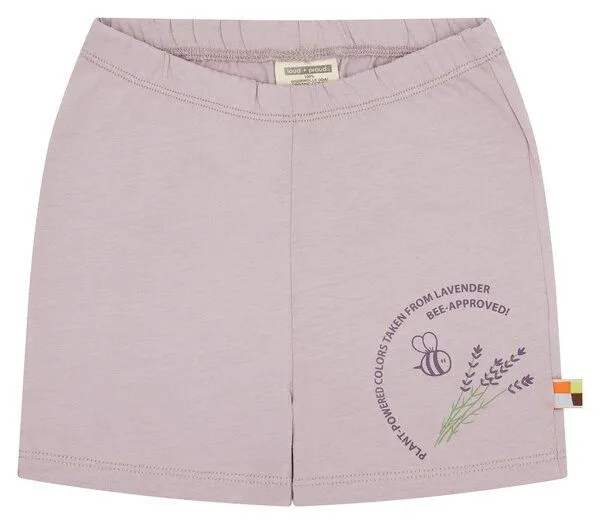 loud + proud loud + proud Babys & Kinder Short mit Pflanzenfarben gefärbt, GOTS zertifiziert, Lavender(lila), – Produktbild 2 von 3