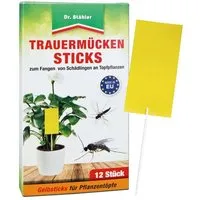 Silberkraft Silberkraft Trauermücken-Sticks: Effektive Bekämpfung von Weiße Fliegen, Trauermücken, Obst- und Essigfliegen, Thripsen und Zikaden – Produktbild 1 von 1