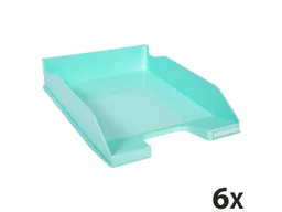 Exacompta 6 Exacompta Briefablagen Combo Midi "Aquarel", DIN A4+, 500 Blatt, pastellgrün – Produktbild 1 von 1