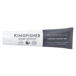 Kingfisher Kingfisher Holzkohle Natürlich aufhellende Zahnpasta - Fluoridfrei – Produktbild 1 von 1